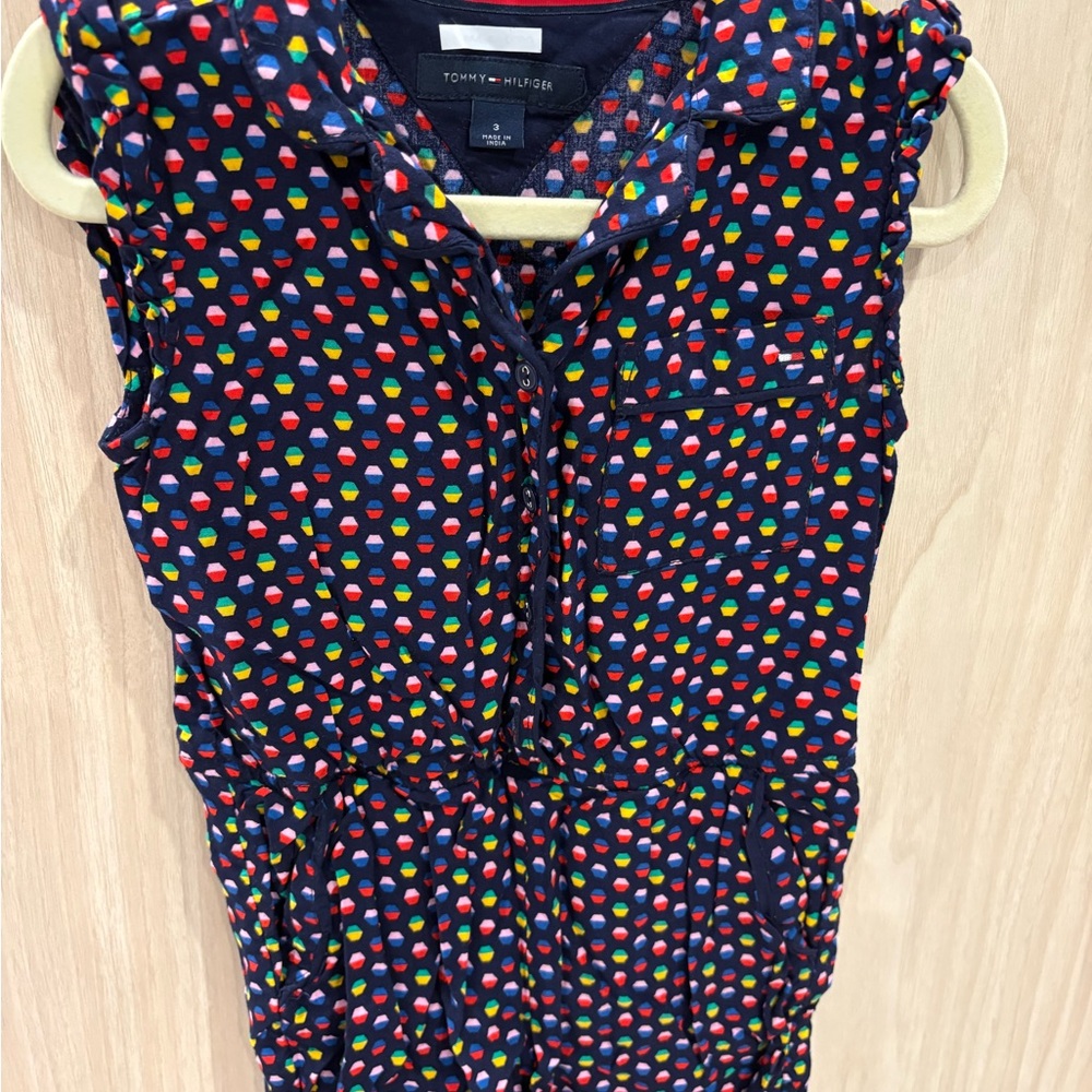 Tommy Hilfiger 3T Romper with pockets!